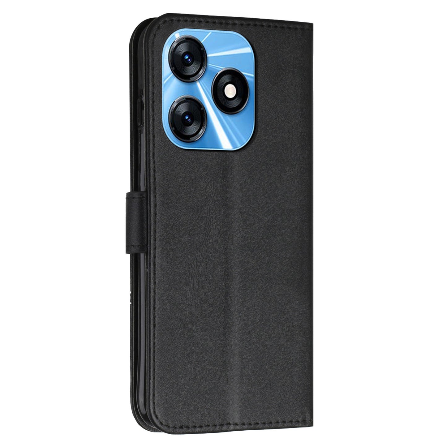 Phone Case for Tecno Spark 10C 4G Wallet Stand Folio Flip PU Leather Anti-scratch Cell Phone Cover