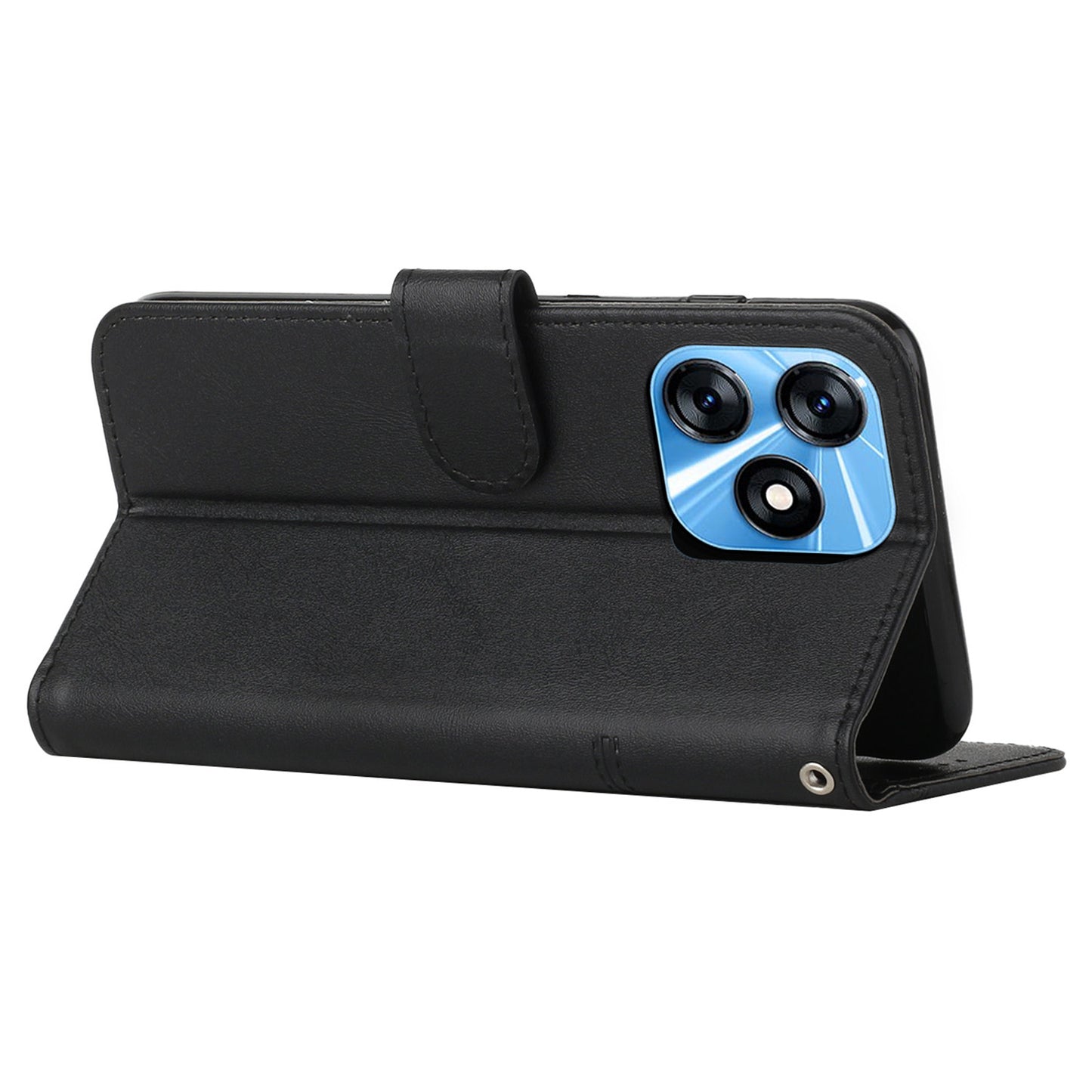 Phone Case for Tecno Spark 10C 4G Wallet Stand Folio Flip PU Leather Anti-scratch Cell Phone Cover