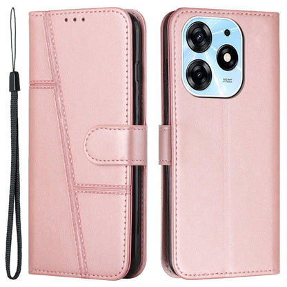 Wallet Stand Case for Tecno Spark 10 Pro Folio Flip PU Leather Cell Phone Drop-proof Cover