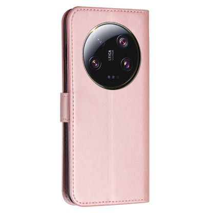 Wallet Stand Case for Xiaomi 13 Ultra Magnetic Clasp Folio Flip PU Leather Cell Phone Drop-proof Cover