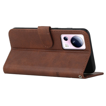 Wallet Stand Case for Xiaomi 13 Lite / Civi 2 5G Magnetic Clasp PU Leather Cell Phone Drop-proof Cover