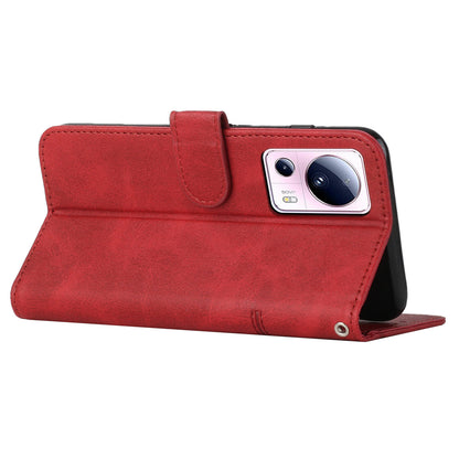 Wallet Stand Case for Xiaomi 13 Lite / Civi 2 5G Magnetic Clasp PU Leather Cell Phone Drop-proof Cover