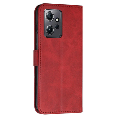 PU Leather Case for Xiaomi Redmi Note 12 4G Cell Phone Drop-proof Wallet Foldable Stand Cover