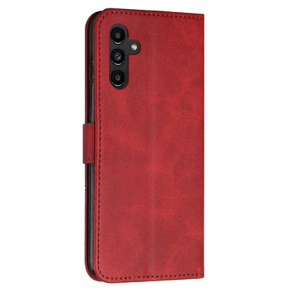 PU Leather Case for Samsung Galaxy A24 4G Anti-fall Magnetic Clasp Cell Phone Wallet Stand Cover