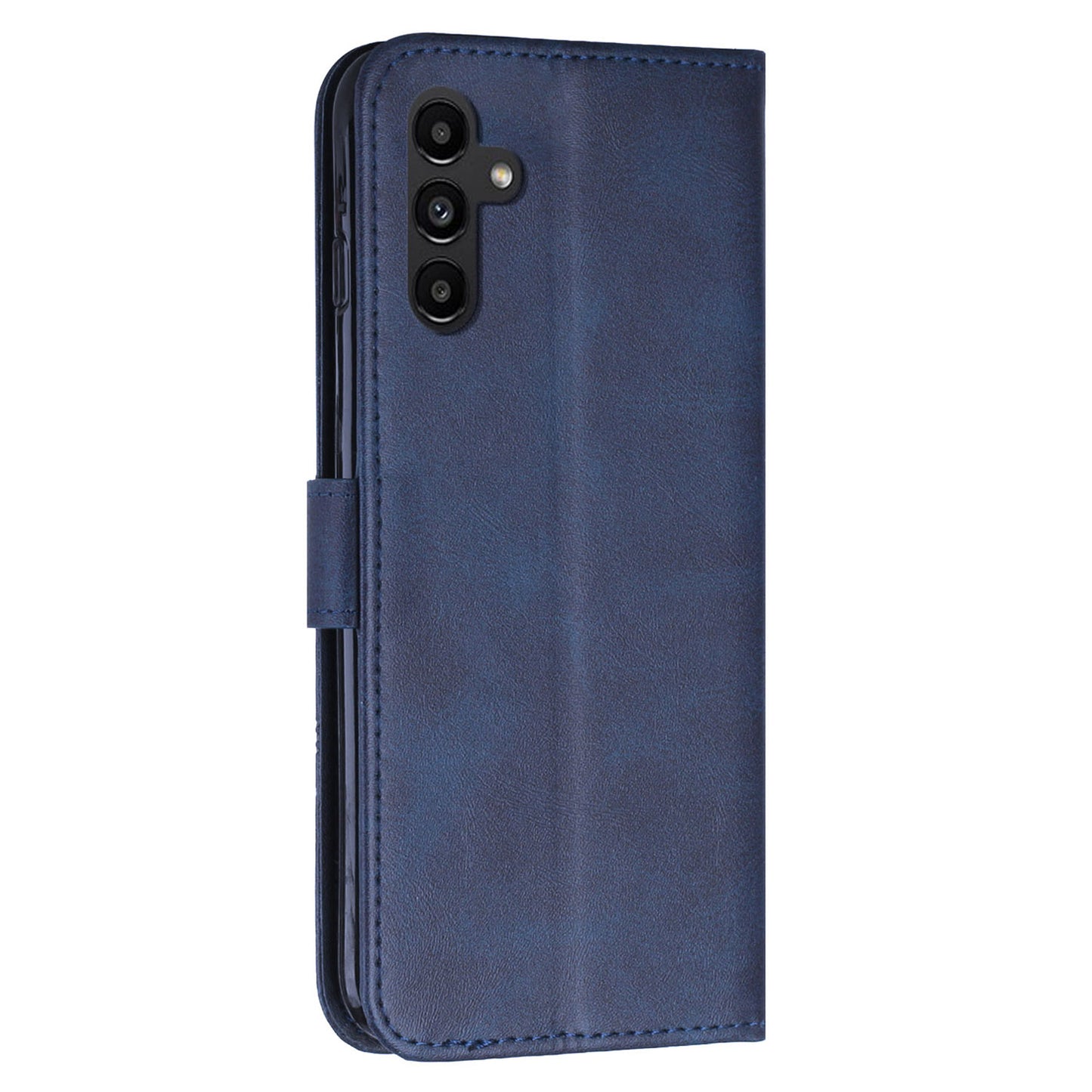 PU Leather Case for Samsung Galaxy A24 4G Anti-fall Magnetic Clasp Cell Phone Wallet Stand Cover