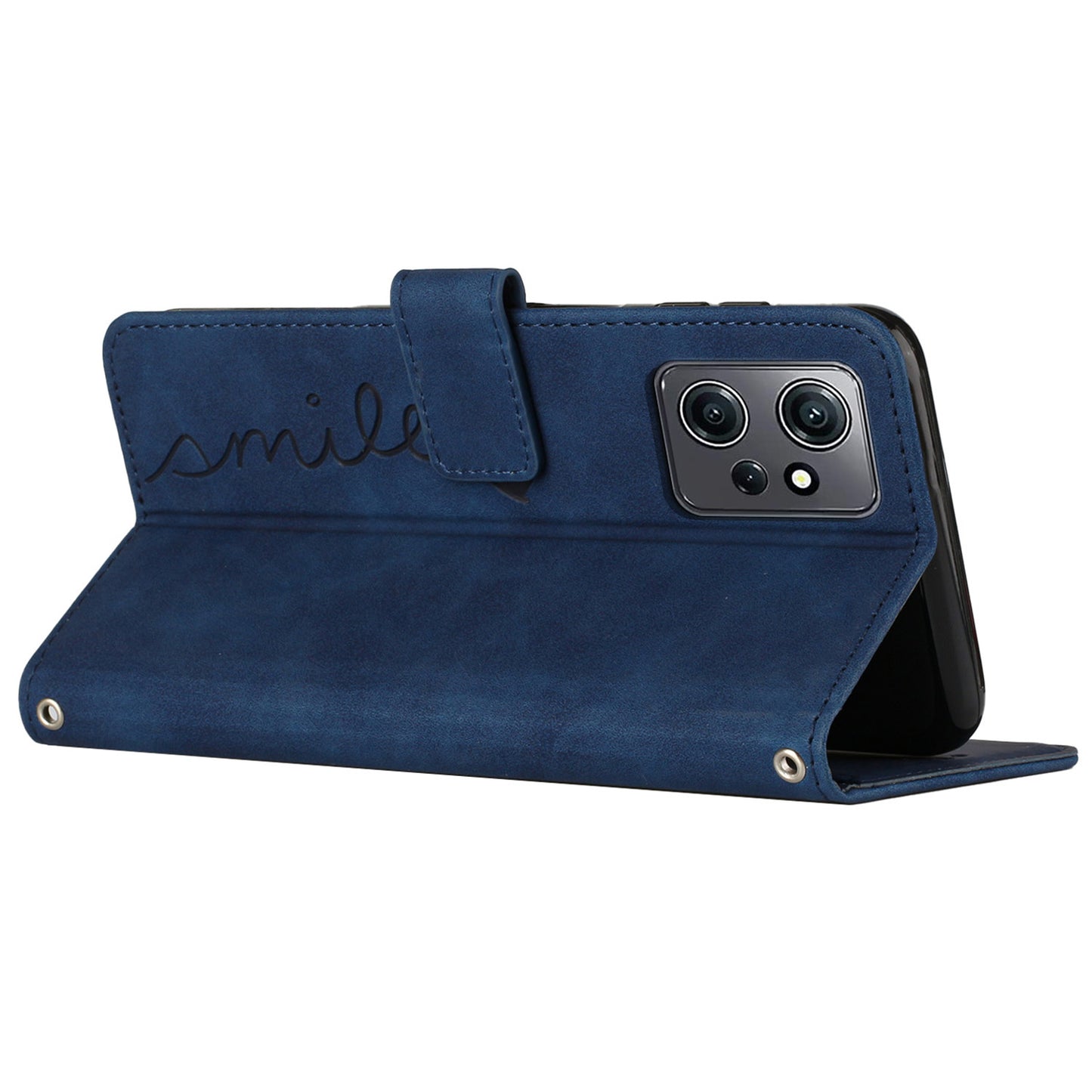 For Xiaomi Redmi Note 12 4G Flip Shell Imprinted Heart Shape Wallet PU Leather Phone Stand Case