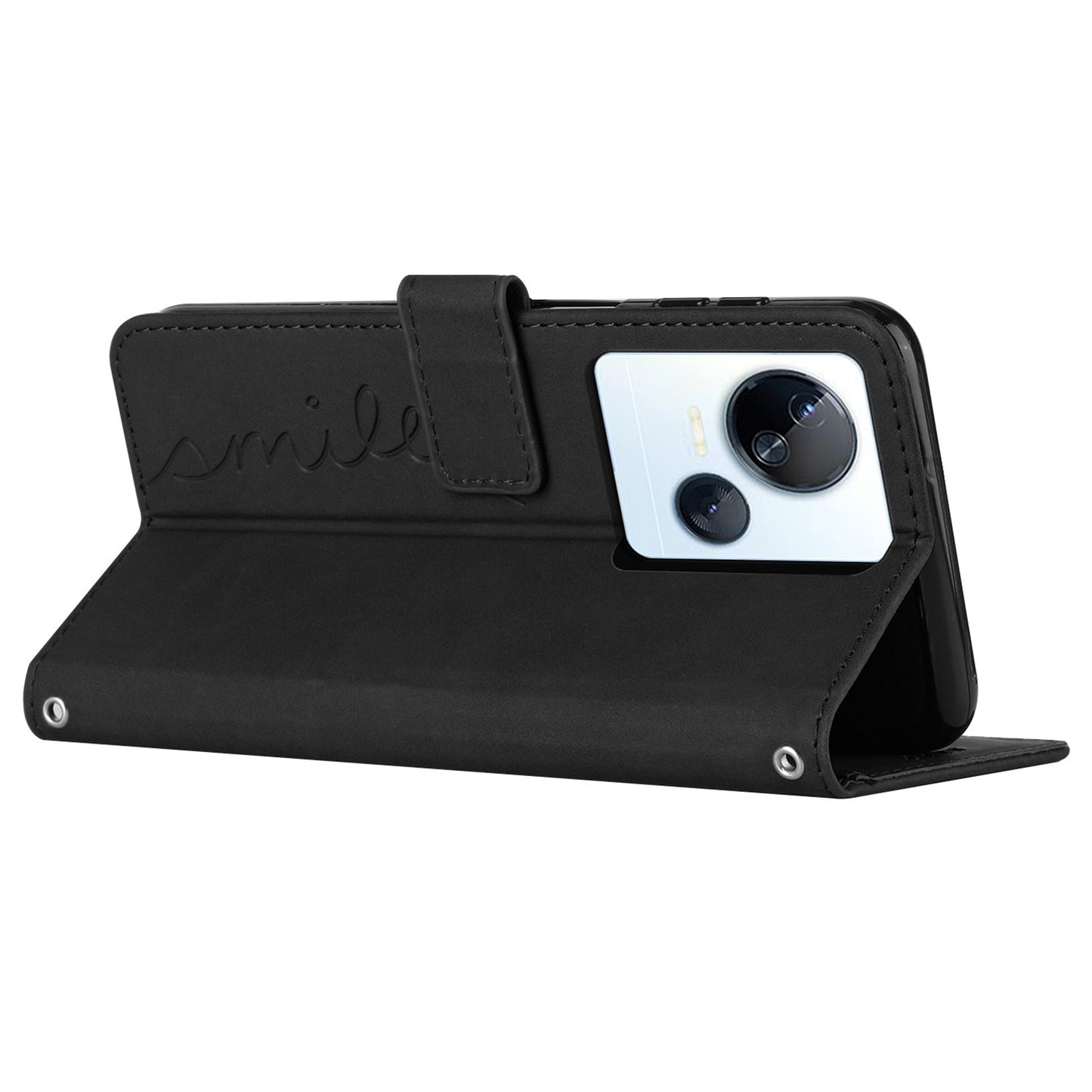 For Tecno Spark 10 5G Shockproof Shell Imprinted Heart Shape Wallet PU Leather Phone Stand Case