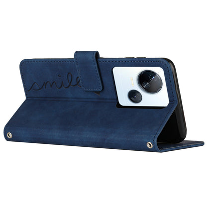 For Tecno Spark 10 5G Shockproof Shell Imprinted Heart Shape Wallet PU Leather Phone Stand Case