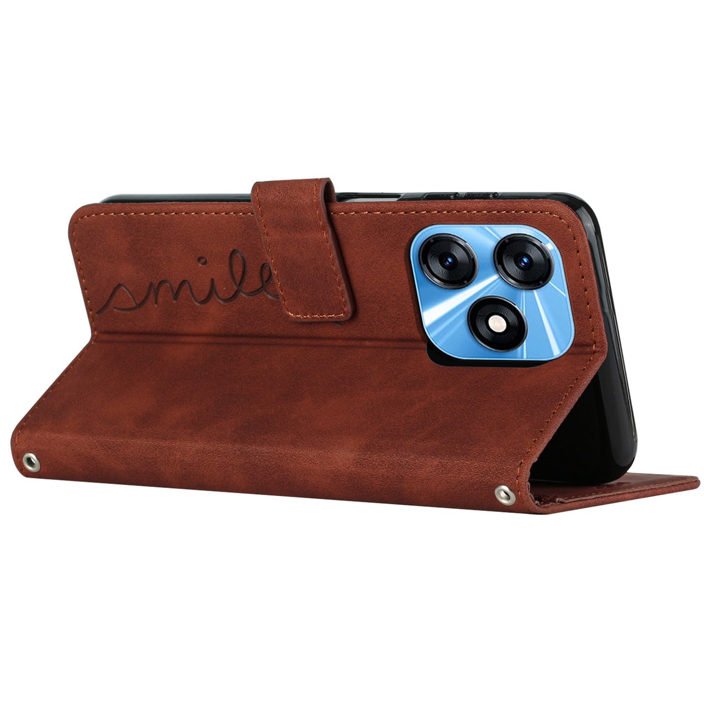 Folio Flip Shell for Tecno Spark 10C 4G Imprinted Heart Shape PU Leather Phone Wallet Stand Case