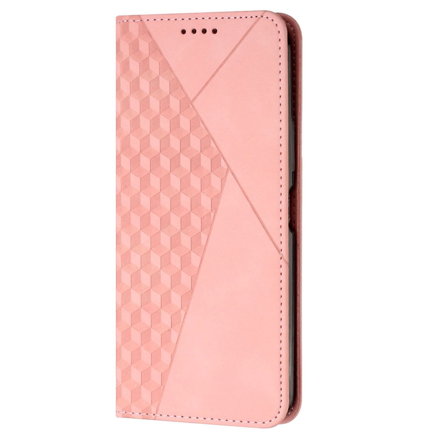 Stand Cover for Xiaomi Civi 2 5G / 13 Lite Imprinted Rhombus Magnetic Flip PU Leather Wallet Phone Case