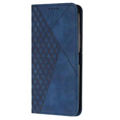 Stand Cover for Xiaomi Civi 2 5G / 13 Lite Imprinted Rhombus Magnetic Flip PU Leather Wallet Phone Case