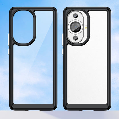 For Huawei nova 11 Pro / nova 11 Ultra Transparent Phone Case TPU+Acrylic Smartphone Cover