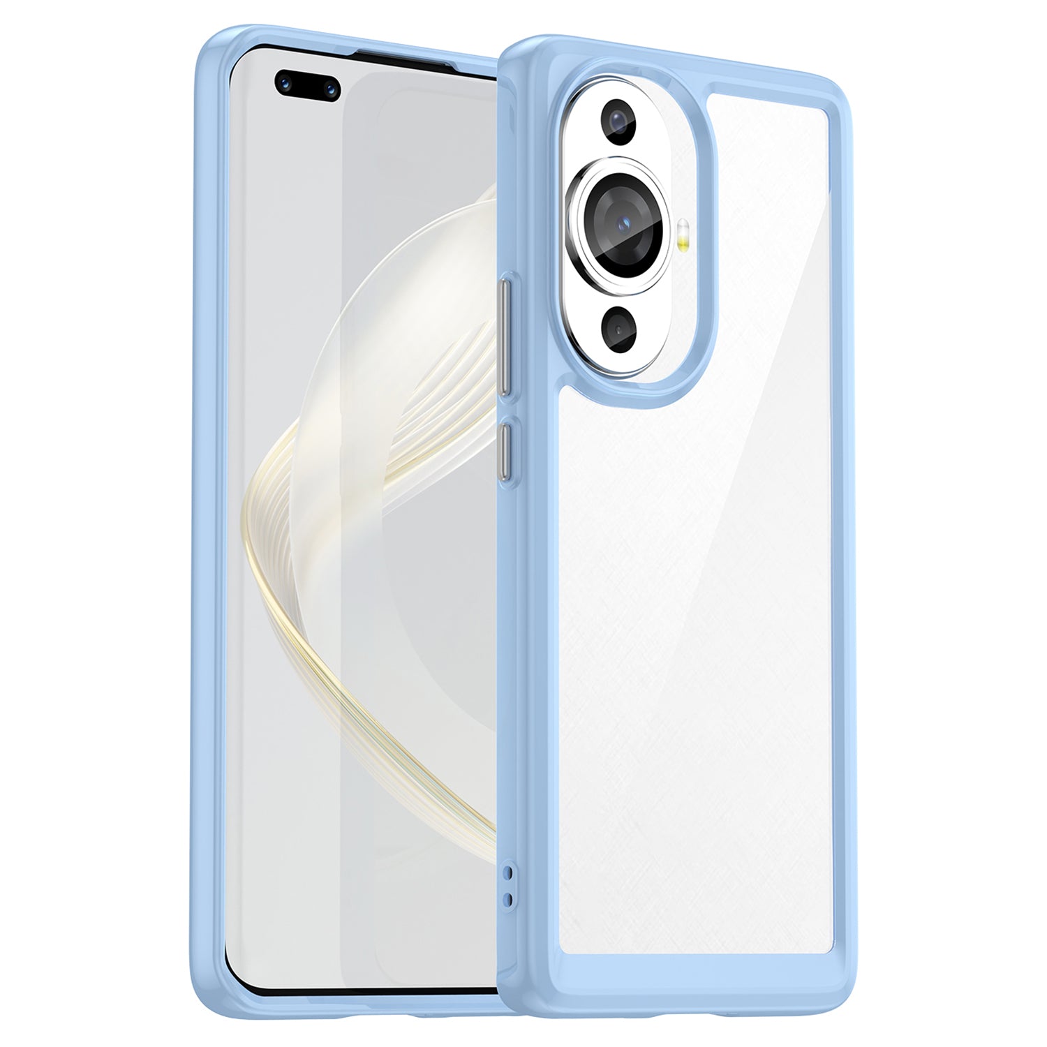 For Huawei nova 11 Pro / nova 11 Ultra Transparent Phone Case TPU+Acrylic Smartphone Cover