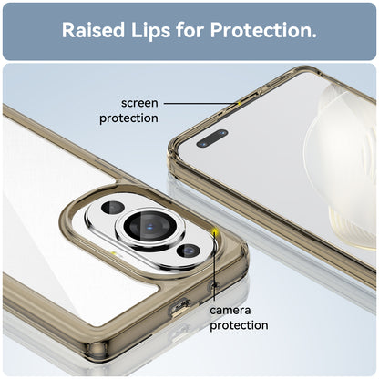 For Huawei nova 11 Pro / nova 11 Ultra Transparent Phone Case TPU+Acrylic Smartphone Cover