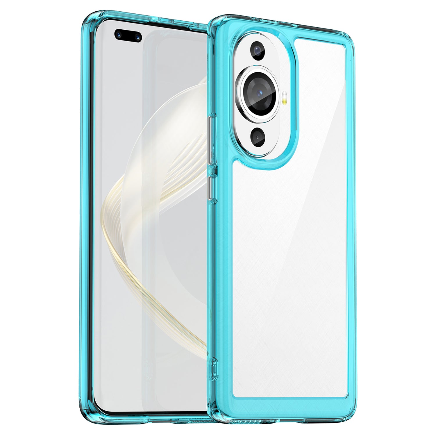 For Huawei nova 11 Pro / nova 11 Ultra Transparent Phone Case TPU+Acrylic Smartphone Cover