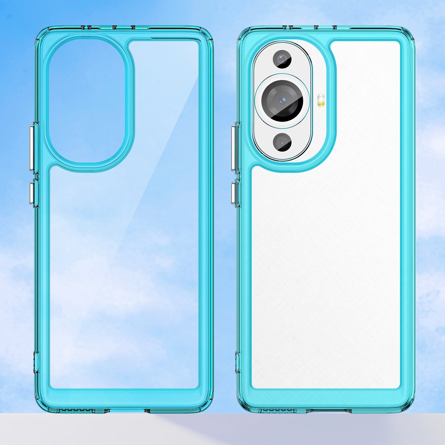 For Huawei nova 11 Pro / nova 11 Ultra Transparent Phone Case TPU+Acrylic Smartphone Cover