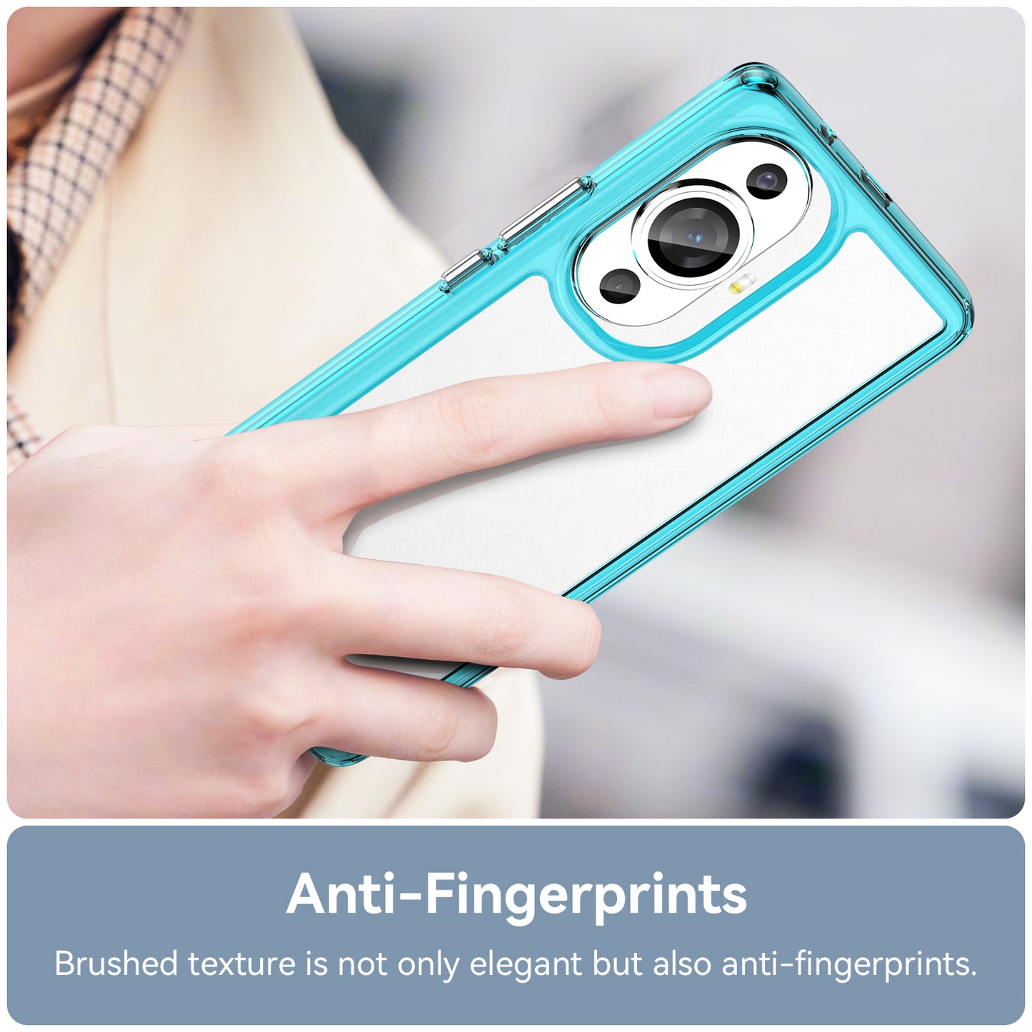 For Huawei nova 11 Pro / nova 11 Ultra Transparent Phone Case TPU+Acrylic Smartphone Cover