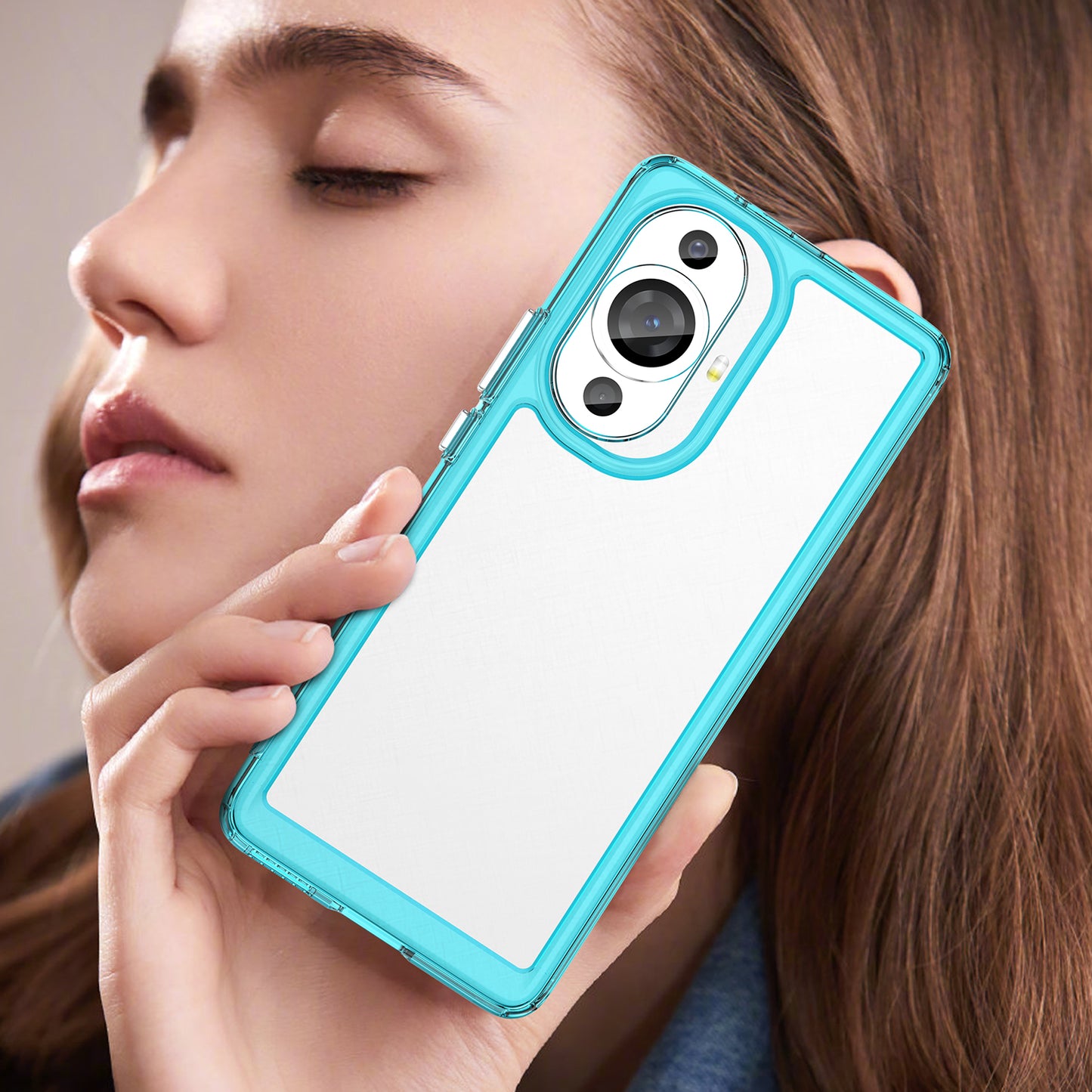 For Huawei nova 11 Pro / nova 11 Ultra Transparent Phone Case TPU+Acrylic Smartphone Cover