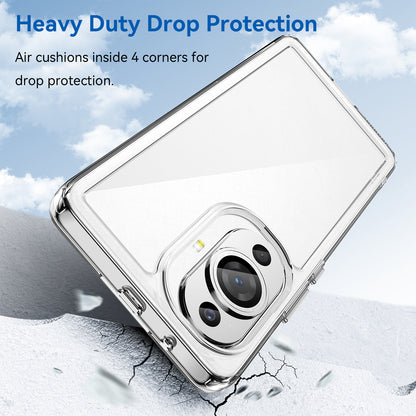 For Huawei nova 11 Pro / nova 11 Ultra Transparent Phone Case TPU+Acrylic Smartphone Cover
