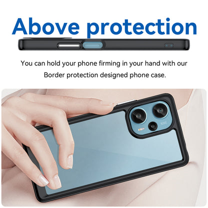 For Xiaomi Redmi Note 12 Turbo / Poco F5 5G Protective Phone Case TPU+Acrylic Anti-scratch Cover
