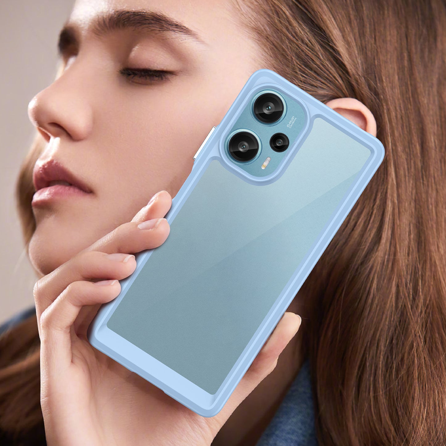 For Xiaomi Redmi Note 12 Turbo / Poco F5 5G Protective Phone Case TPU+Acrylic Anti-scratch Cover