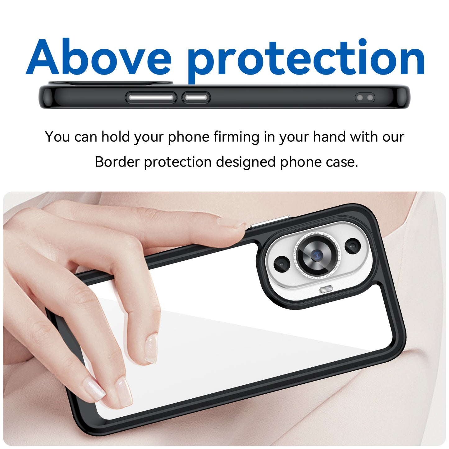 For Huawei nova 11 TPU+Acrylic Phone Case Drop-proof Transparent Phone Cover