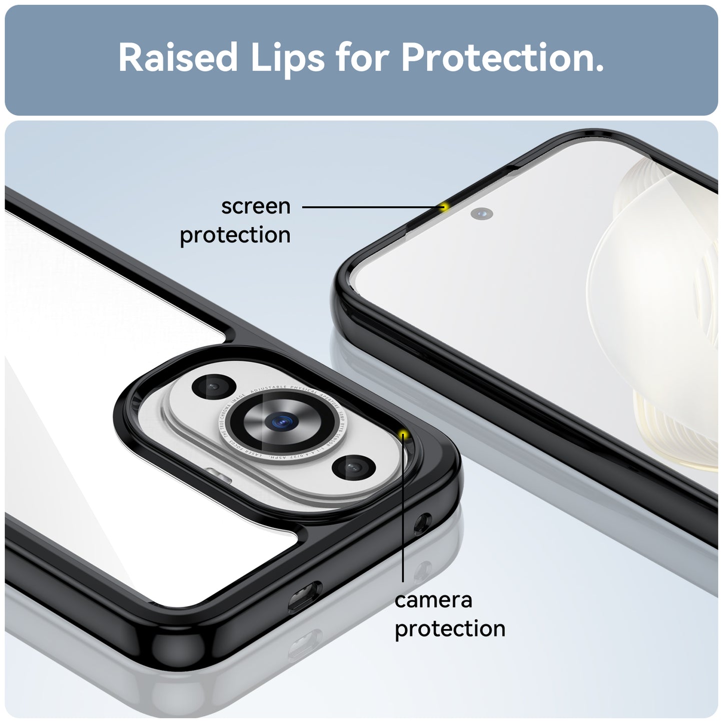 For Huawei nova 11 TPU+Acrylic Phone Case Drop-proof Transparent Phone Cover