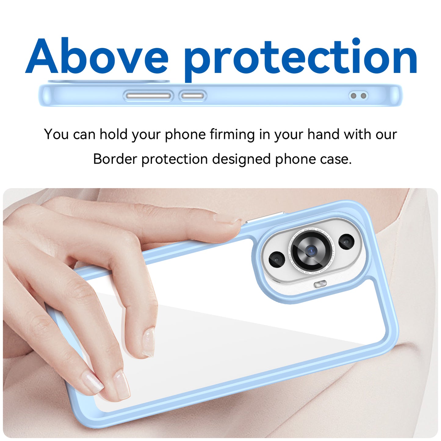 For Huawei nova 11 TPU+Acrylic Phone Case Drop-proof Transparent Phone Cover