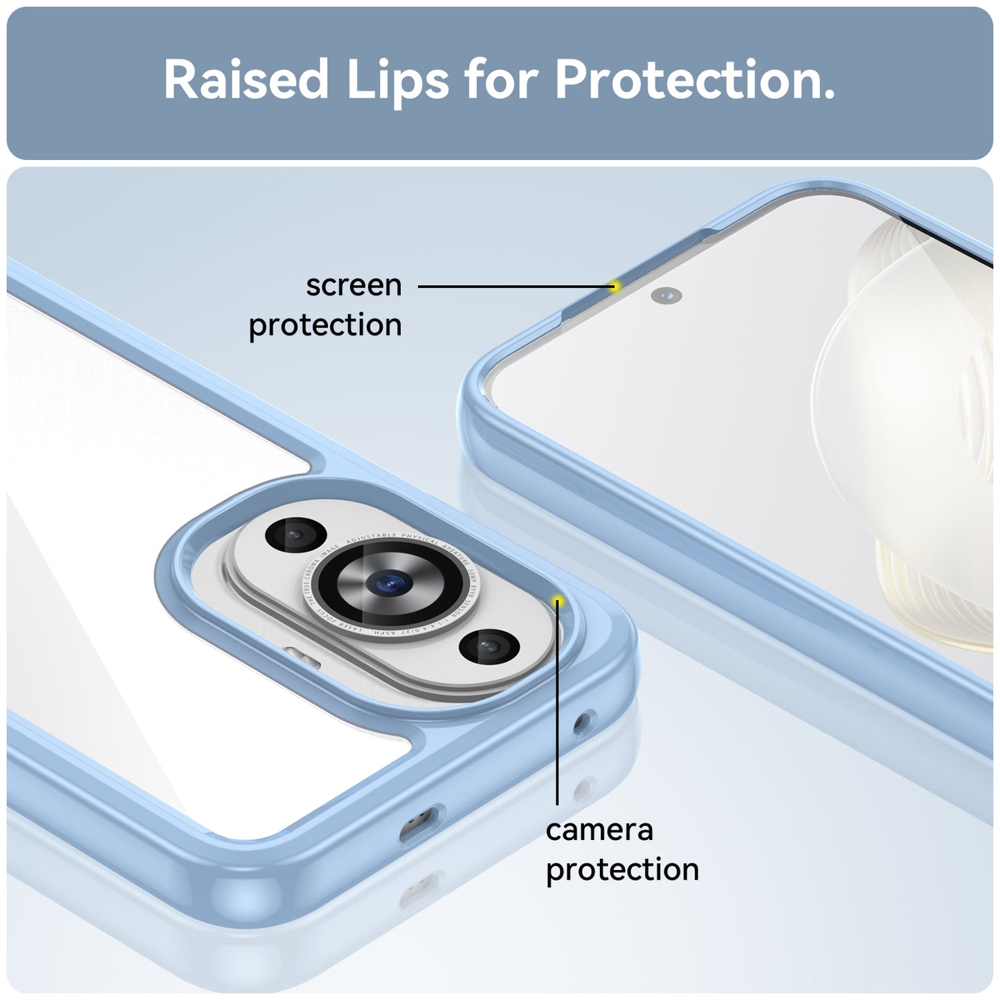 For Huawei nova 11 TPU+Acrylic Phone Case Drop-proof Transparent Phone Cover