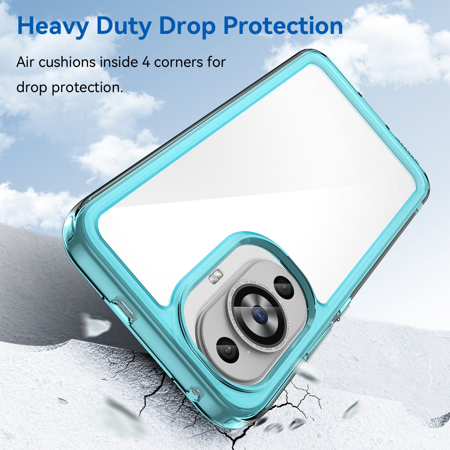 For Huawei nova 11 TPU+Acrylic Phone Case Drop-proof Transparent Phone Cover