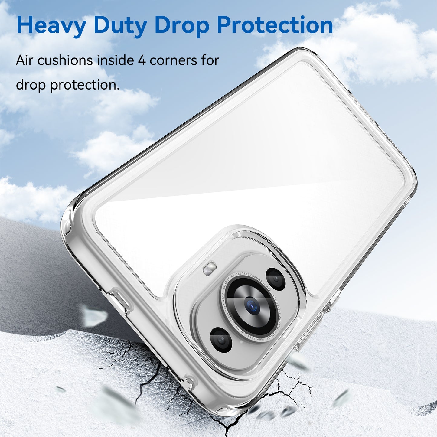 For Huawei nova 11 TPU+Acrylic Phone Case Drop-proof Transparent Phone Cover