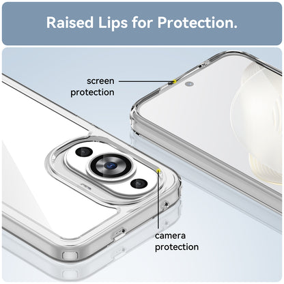 For Huawei nova 11 TPU+Acrylic Phone Case Drop-proof Transparent Phone Cover