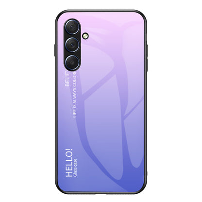 For Samsung Galaxy M54 5G / F54 5G Shockproof Phone Case PC + TPU + Tempered Glass Slim Case