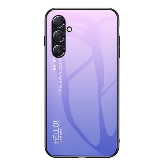 For Samsung Galaxy M54 5G / F54 5G Shockproof Phone Case PC + TPU + Tempered Glass Slim Case