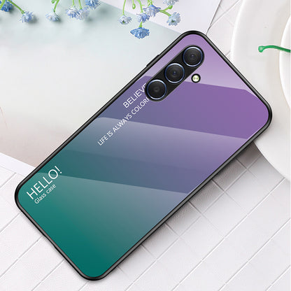 For Samsung Galaxy M54 5G / F54 5G Shockproof Phone Case PC + TPU + Tempered Glass Slim Case