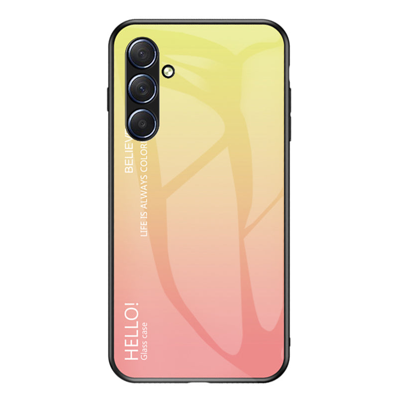 For Samsung Galaxy M54 5G / F54 5G Shockproof Phone Case PC + TPU + Tempered Glass Slim Case