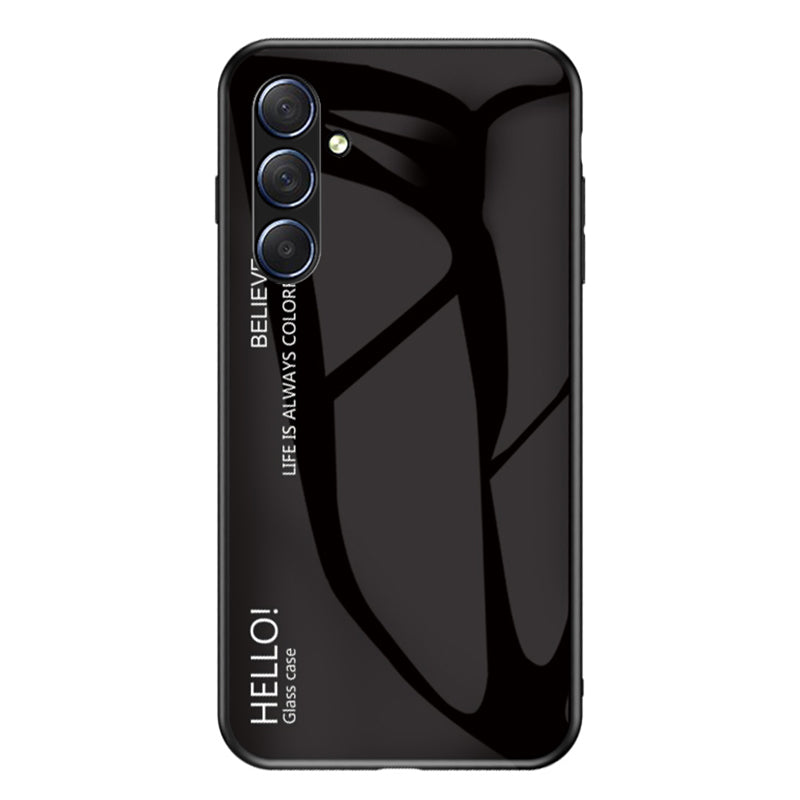 For Samsung Galaxy M54 5G / F54 5G Shockproof Phone Case PC + TPU + Tempered Glass Slim Case