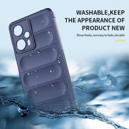 For Xiaomi Poco F5 5G / Redmi Note 12 Turbo Flexible TPU Phone Case Anti-drop Rugged Back Cover