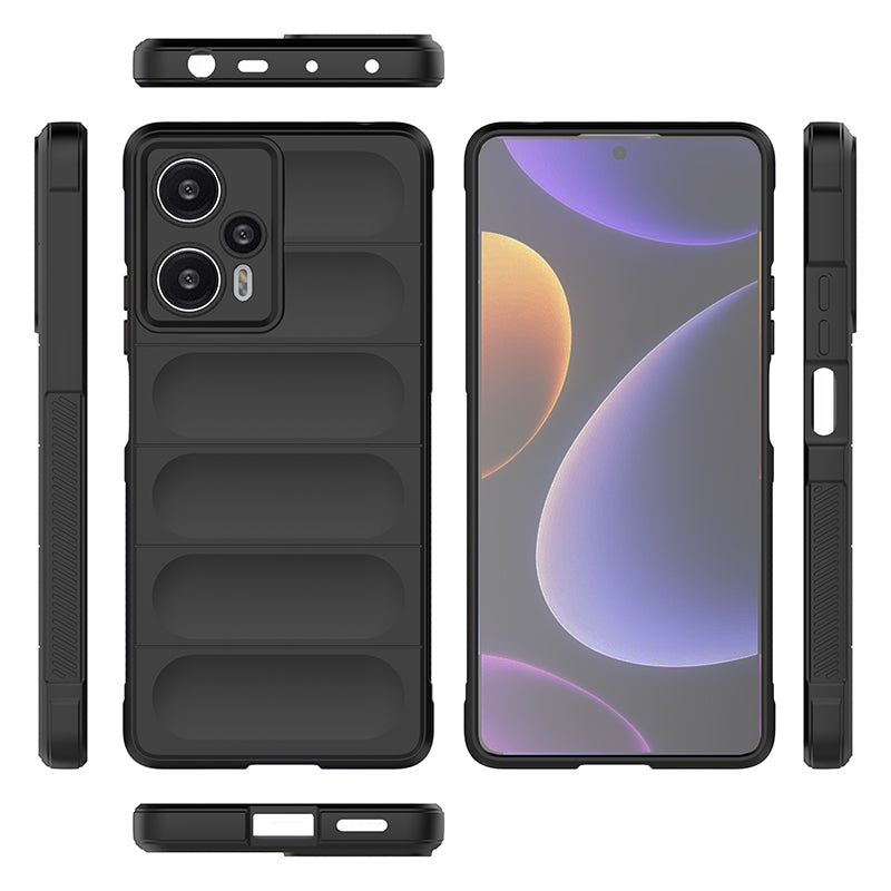 For Xiaomi Poco F5 5G / Redmi Note 12 Turbo Flexible TPU Phone Case Anti-drop Rugged Back Cover