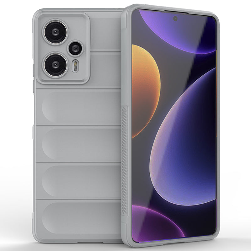 For Xiaomi Poco F5 5G / Redmi Note 12 Turbo Flexible TPU Phone Case Anti-drop Rugged Back Cover