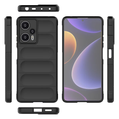 For Xiaomi Poco F5 5G / Redmi Note 12 Turbo Flexible TPU Phone Case Anti-drop Rugged Back Cover