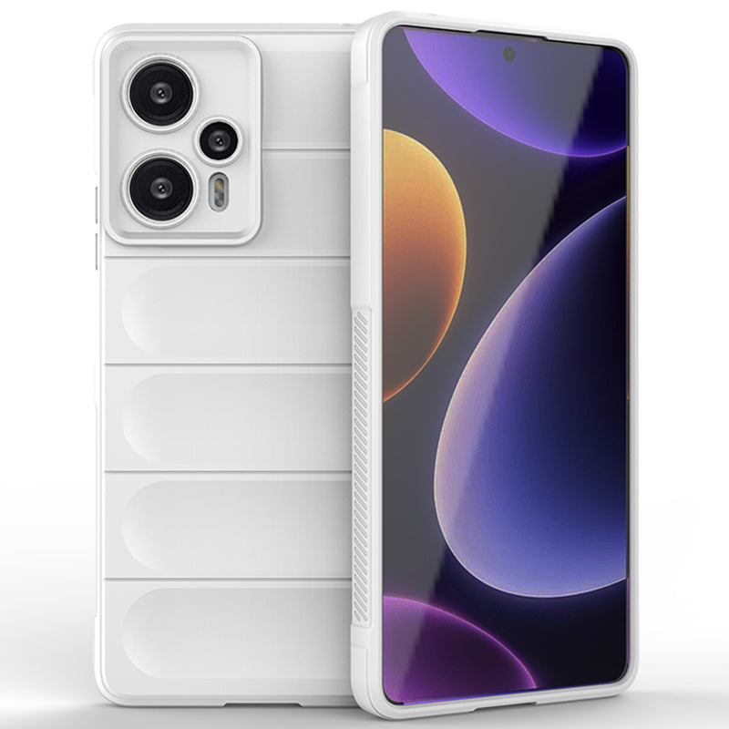 For Xiaomi Poco F5 5G / Redmi Note 12 Turbo Flexible TPU Phone Case Anti-drop Rugged Back Cover