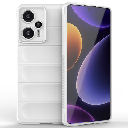 For Xiaomi Poco F5 5G / Redmi Note 12 Turbo Flexible TPU Phone Case Anti-drop Rugged Back Cover