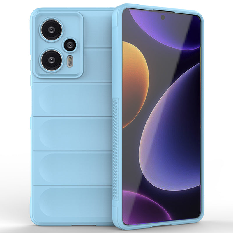 For Xiaomi Poco F5 5G / Redmi Note 12 Turbo Flexible TPU Phone Case Anti-drop Rugged Back Cover