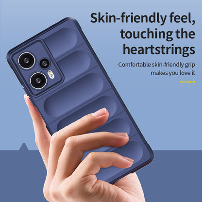 For Xiaomi Poco F5 5G / Redmi Note 12 Turbo Flexible TPU Phone Case Anti-drop Rugged Back Cover