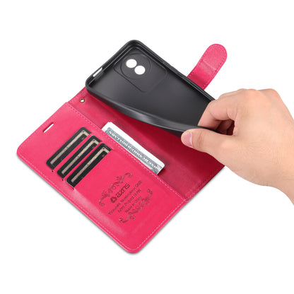 AZNS For vivo Y02 4G / Y02A 4G / Y11 (2023) PU Leather Protective Shell Stand Phone Wallet Case