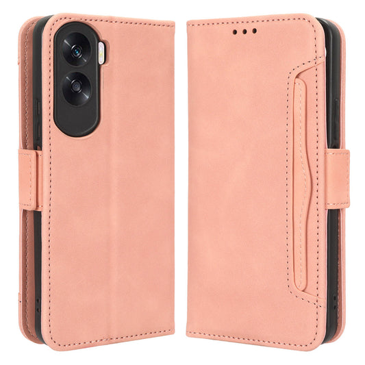 For Honor 90 Lite 5G / X50i 5G Multiple Card Slots Phone Case PU Leather Phone Cover with Stand Wallet