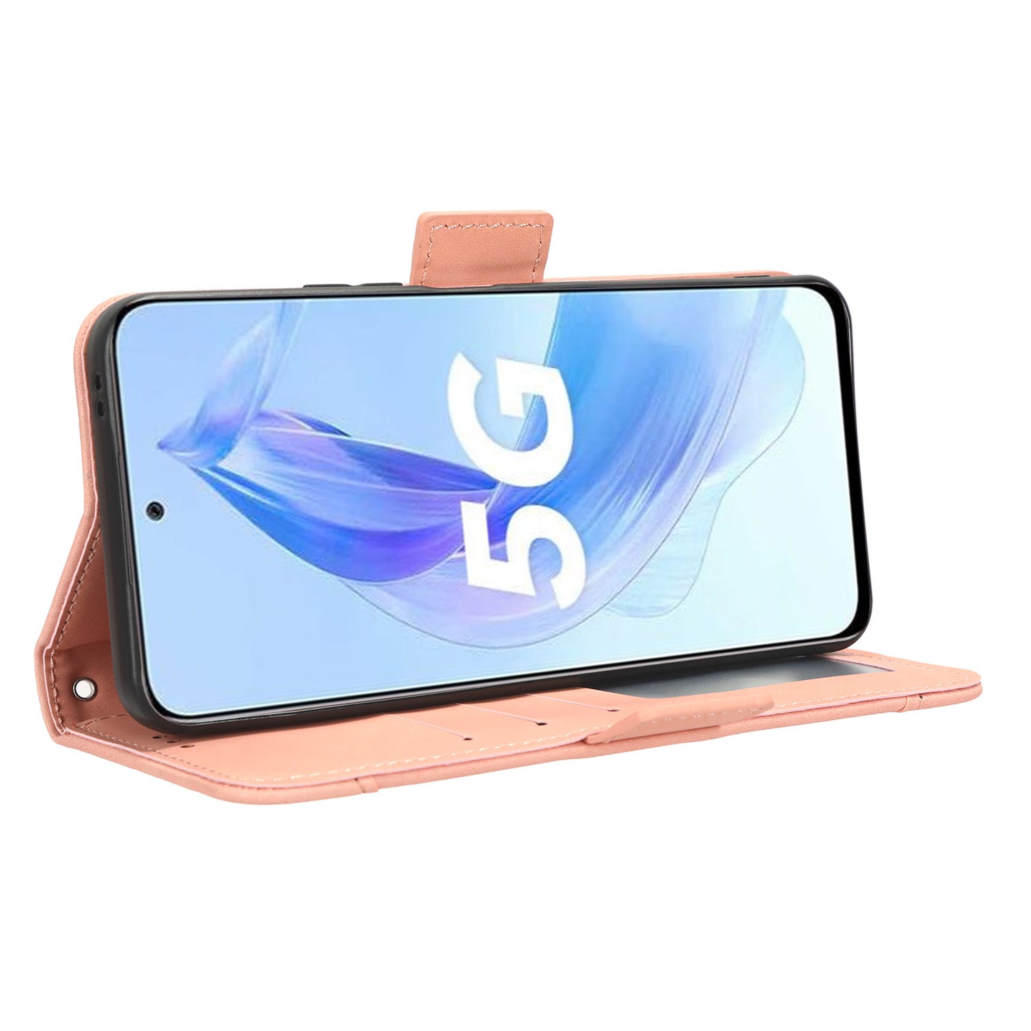 For Honor 90 Lite 5G / X50i 5G Multiple Card Slots Phone Case PU Leather Phone Cover with Stand Wallet