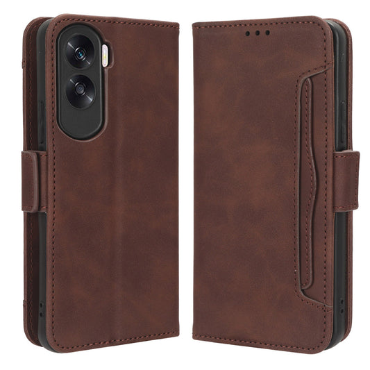 For Honor 90 Lite 5G / X50i 5G Multiple Card Slots Phone Case PU Leather Phone Cover with Stand Wallet