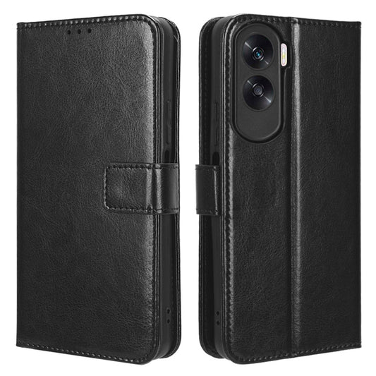 For Honor 90 Lite 5G / X50i 5G Crazy Horse Texture PU Leather Phone Wallet Case Stand Shockproof Cover